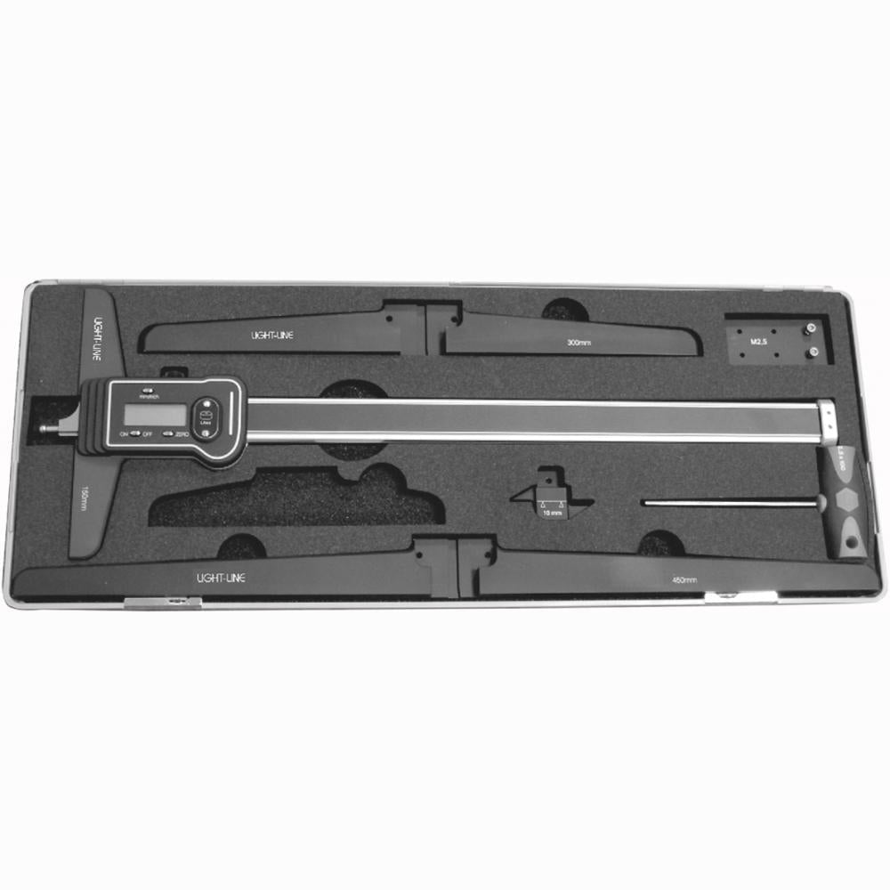 Set subler digital din aluminiu, 300mm, FORTIS - sefira.ro