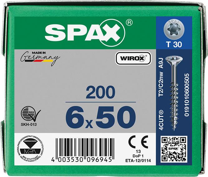 Surub SPAX Pan Head Wirox, cap inecat si locas cruce, 3.0 x 16/14 mm - sefira.ro
