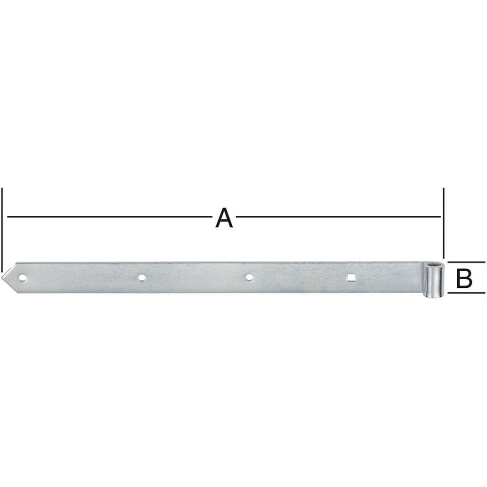 Balama pentru oblon, versiune semi-grea, 400 x 37 x 13mm, grosime 5mm, VORMANN - sefira.ro
