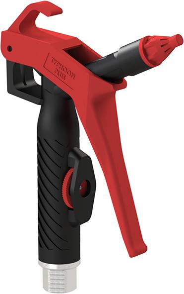 Pistol de suflat de inalta performanta Typhoon Plus, niplu de conectare pentru cuplaje NW 7.2, max. 10 bar, RIEGLER - sefira.ro