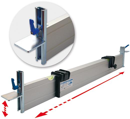Abziehschiene 0,60-1,00 mverstellbar, Höhe 0-11 cm - sefira.ro