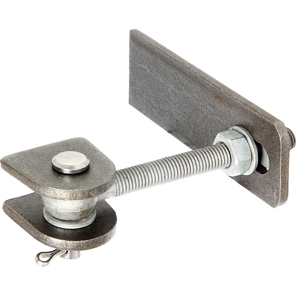 Balama pentru porti, reglabila, lunga, deschidere la 180°, M 12, 142 mm, sudabila, ALBERTS - sefira.ro