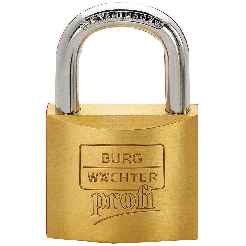 Lacat din alama nr. 116 Profi, 30mm, inel din otel calit, BURG WACHTER - sefira.ro