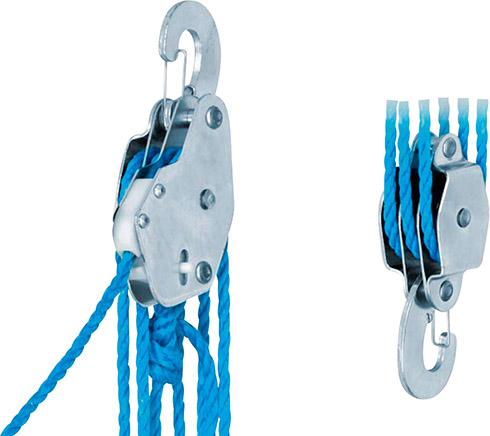 Scripete universal, franghie fara frana Ø 6 mm, portanta 220 kg, inaltime 2.5 m - sefira.ro