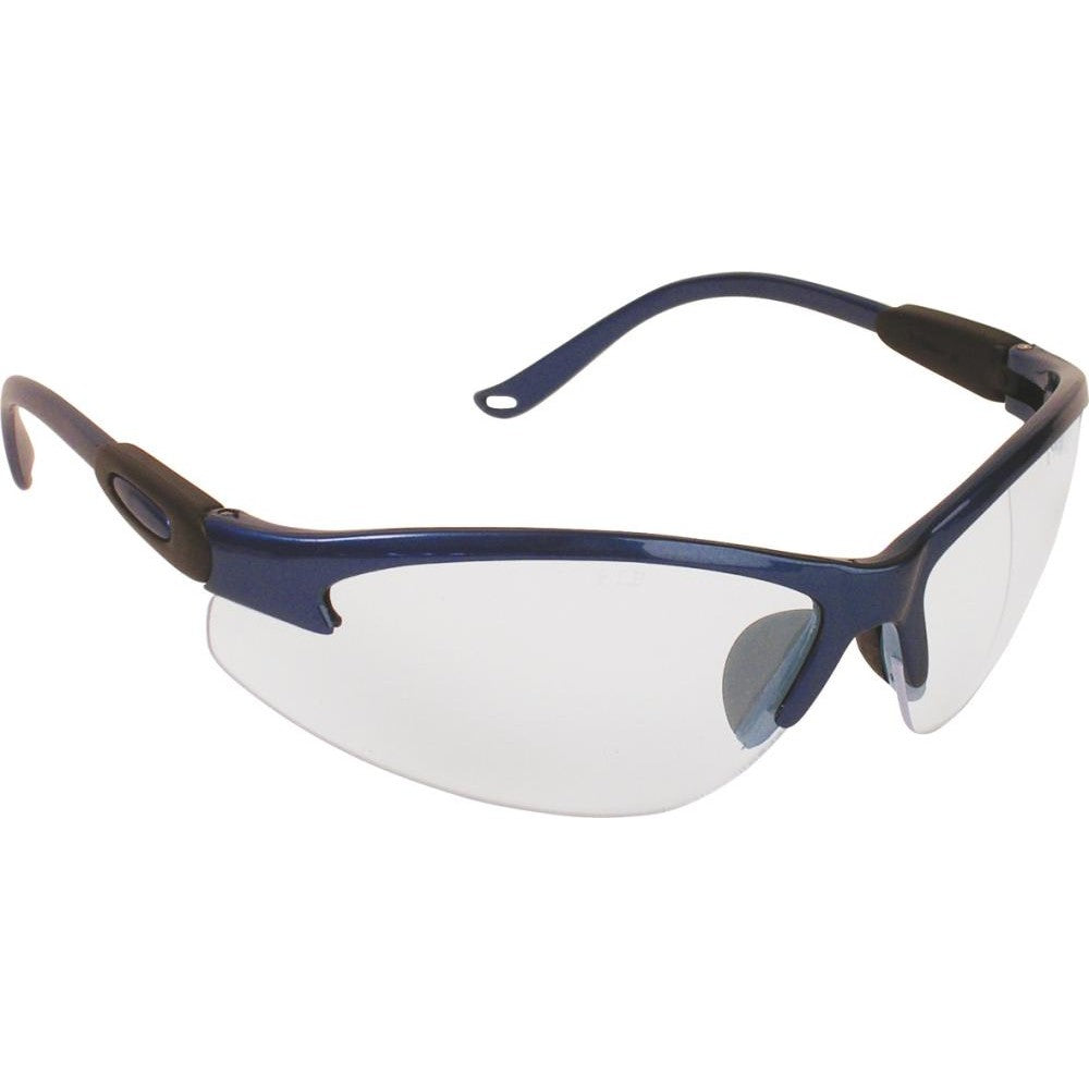 Ochelari de protectie Aquarius, PC, transparenti, rama albastru-negru, JSP - sefira.ro