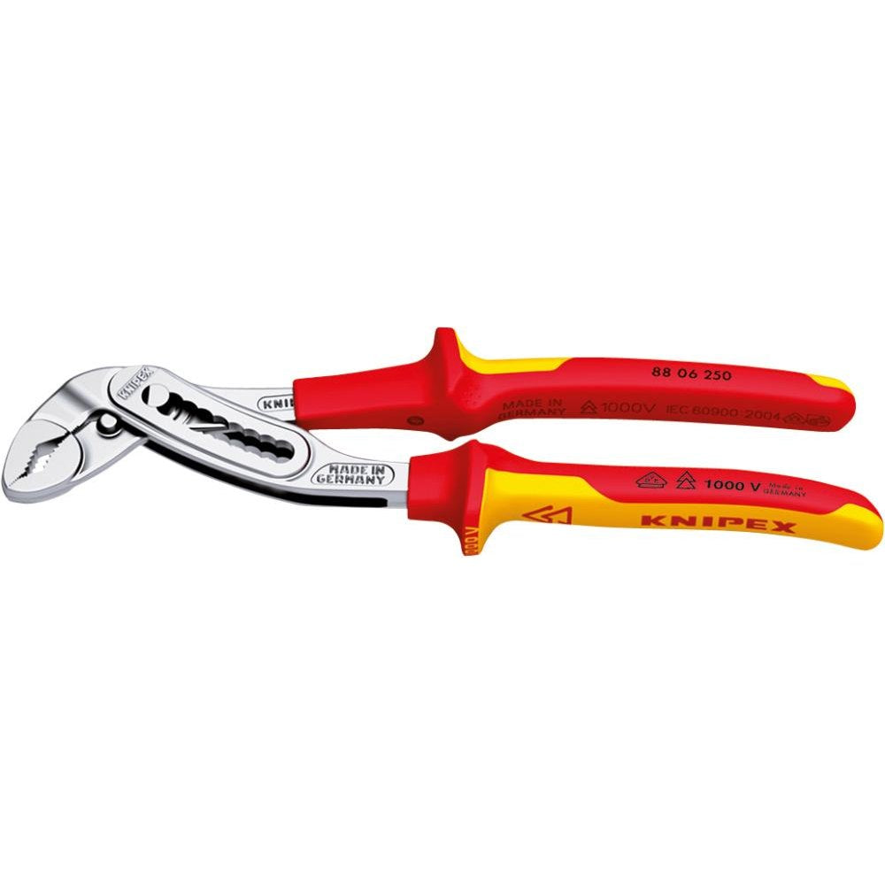 Cleste pentru instalatori VDE, Aligator®, 250mm, pentru tevi 2 inch, 88 06 250, KNIPEX - sefira.ro