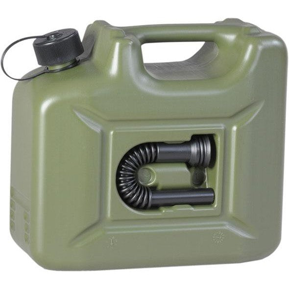 Canistra de combustibil PROFI, 10 l, verde masliniu, 310 x 350 x 165 mm, 801000, HUNERSDORF - sefira.ro