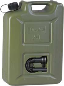 Canistra de combustibil PROFI, 10 l, verde masliniu, 310 x 350 x 165 mm, 801000, HUNERSDORF - sefira.ro