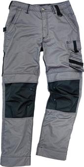 Pantaloni de lucru Champ, marime 48, alb/gri, EXCES - sefira.ro
