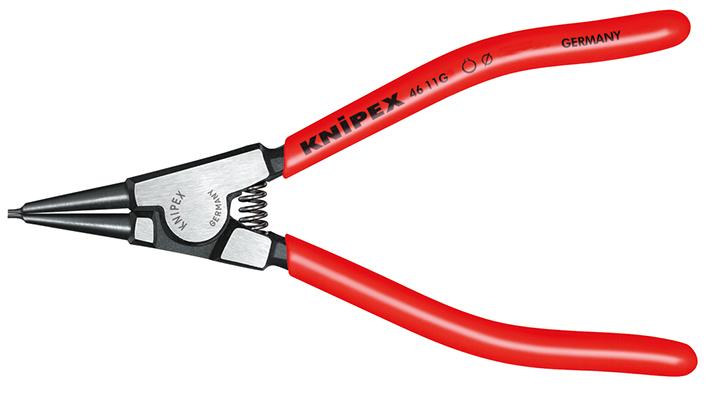 Cleste pentru inele de siguranta pentru inele de prindere pe axuri, 46 11 G0, KNIPEX - sefira.ro