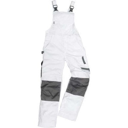 Salopeta de lucru Champ, marime 48, alb/gri, EXCESS - sefira.ro