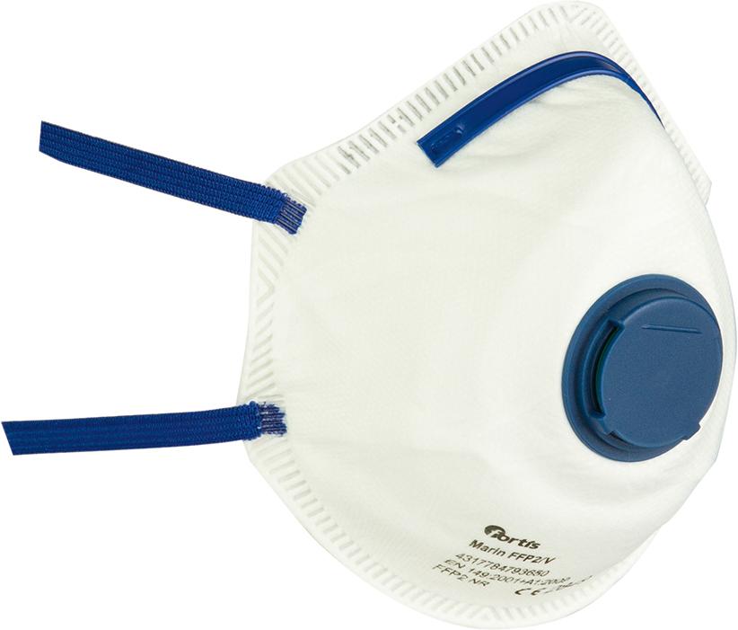 Masca respirator Marin FFP2 V(cutie 10 buc),FORTISFORTIS