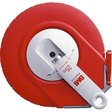 Ruleta cu carcasa RADIUS, INOX, 20m x 13mm, alba, BMI - sefira.ro