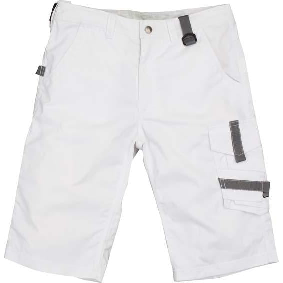 Pantaloni scurti, bermude, Champ, marime 48, alb/gri, EXCESS - sefira.ro