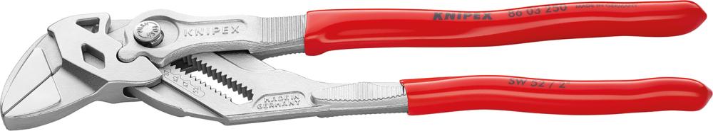 Cleste reglabil pentru instalatori, 180mm, pentru tevi 1.1/2 inch, 86 03 180 SB, KNIPEX - sefira.ro