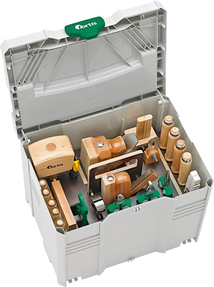 Trusa de scule pentru lemn, 396x296x315mm, 31 buc, in cutie Systainer, FORTIS - sefira.ro