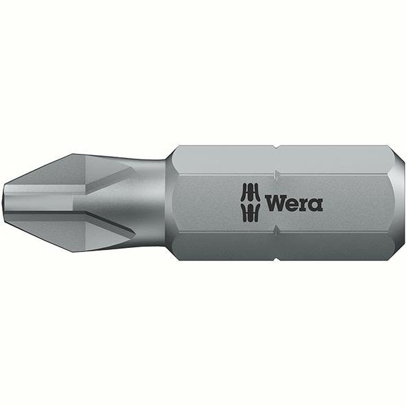 Bit dur 1/4" cruce, PH 0 x 25 mm, DIN3126, 05056500001, WERA - sefira.ro