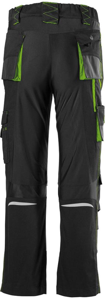 Pantaloni FORTIS Kids 24, negru/verde lime, marimea 122-128 - sefira.ro