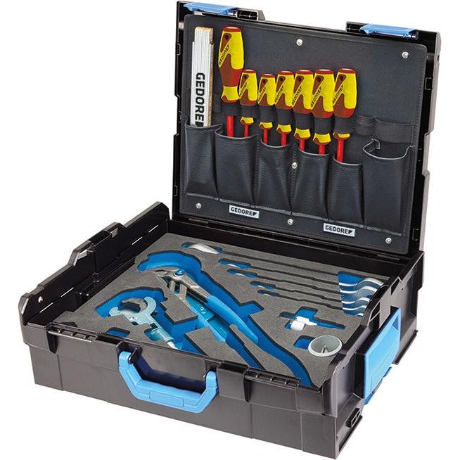 Set de scule pentru instalatii sanitare, in GEDORE L-BOXX® 136, 44 piese, 1100-03, GEDORE - sefira.ro