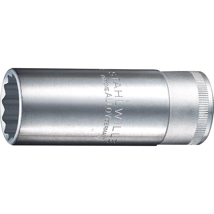 Cheie tubulara 1/2", dimensiune 10 mm, 12 canturi, executie lunga, 3020010, STAHLWILLE - sefira.ro