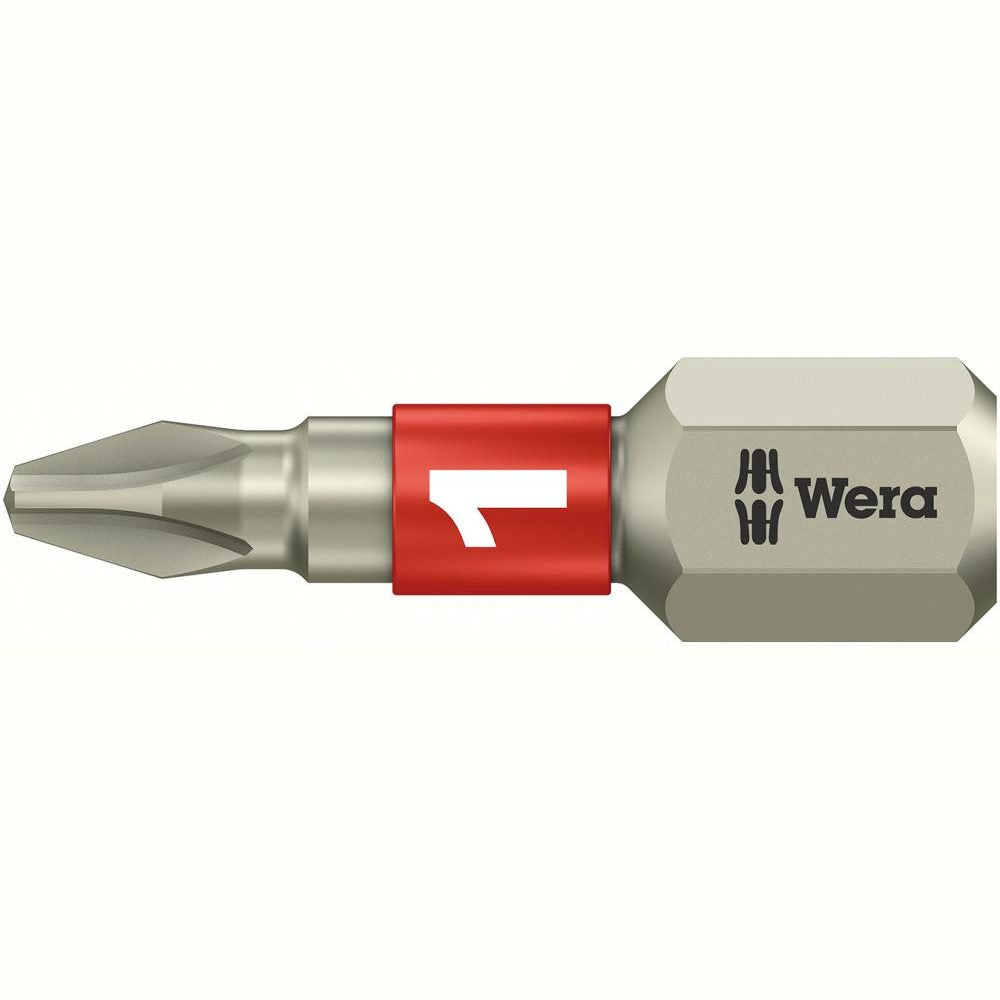 Bit dur 1/4" cruce, PH 1 x 25 mm, DIN3126, otel inoxidabil, 05071010001, WERA - sefira.ro