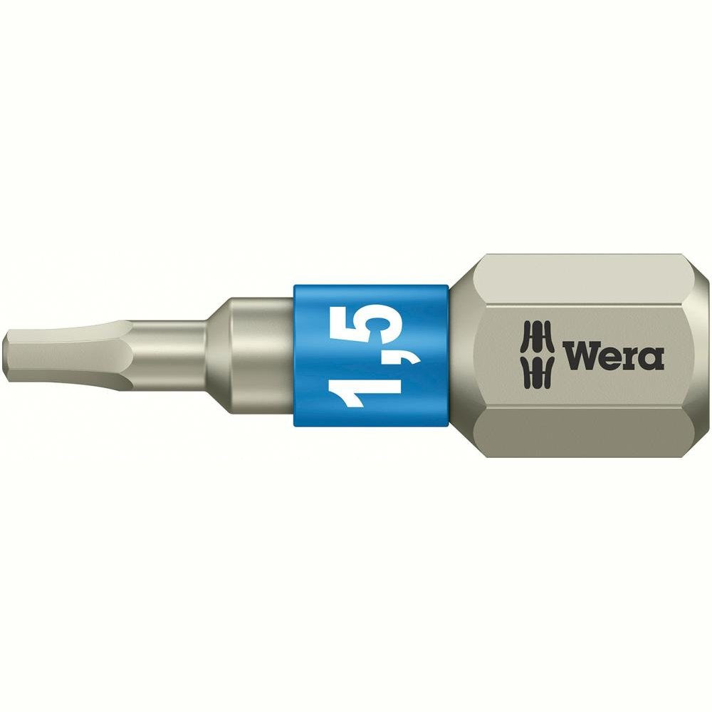 Bit dur 1/4", 1,5 x 25 mm, hexagonal, DIN3126, 05071070001, WERA - sefira.ro