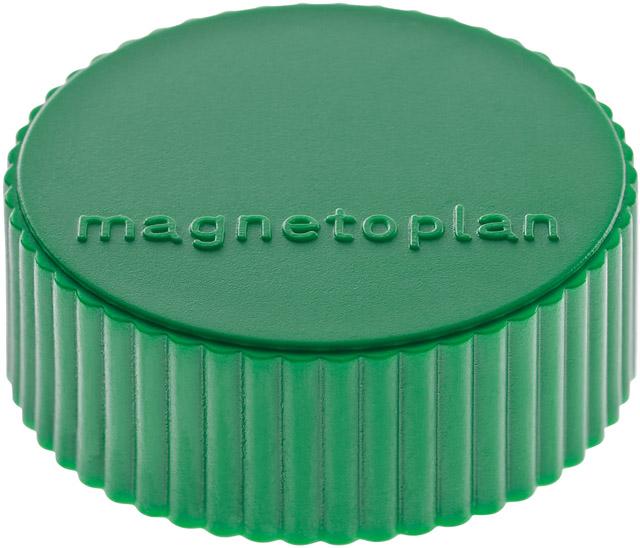 Magnet organizatoric, forta adeziva 2000 g, Ø 34 mm, inaltime 13 mm, alb, 10 buc, MAGNETOPLAN - sefira.ro