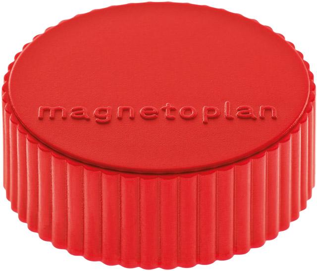 Magnet organizatoric, forta adeziva 2000 g, Ø 34 mm, inaltime 13 mm, alb, 10 buc, MAGNETOPLAN - sefira.ro