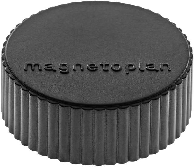 Magnet organizatoric, forta adeziva 2000 g, Ø 34 mm, inaltime 13 mm, alb, 10 buc, MAGNETOPLAN - sefira.ro