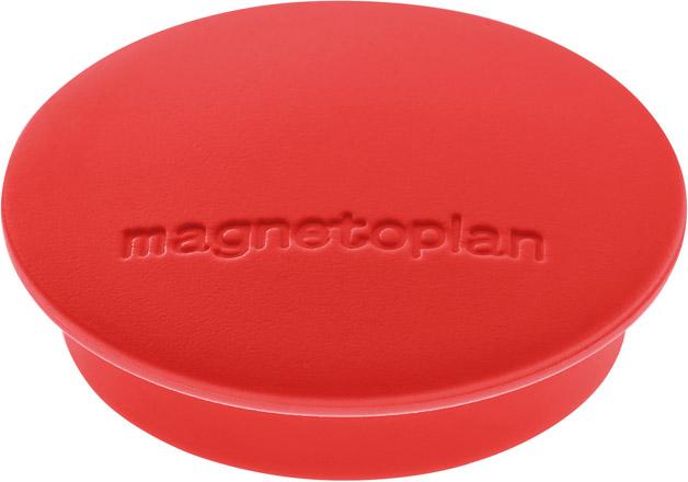 Magnet organizatoric, forta adeziva 1300 g, Ø 34 mm, inaltime 9 mm, alb, 10 buc, MAGNETOPLAN - sefira.ro