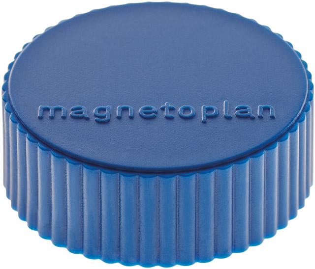 Magnet organizatoric, forta adeziva 2000 g, Ø 34 mm, inaltime 13 mm, alb, 10 buc, MAGNETOPLAN - sefira.ro