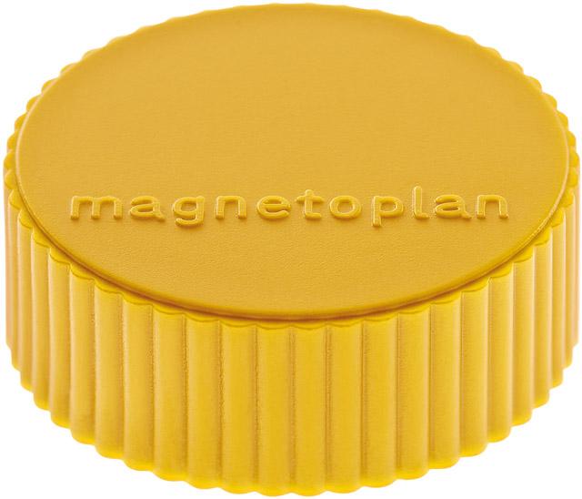 Magnet organizatoric, forta adeziva 2000 g, Ø 34 mm, inaltime 13 mm, alb, 10 buc, MAGNETOPLAN - sefira.ro