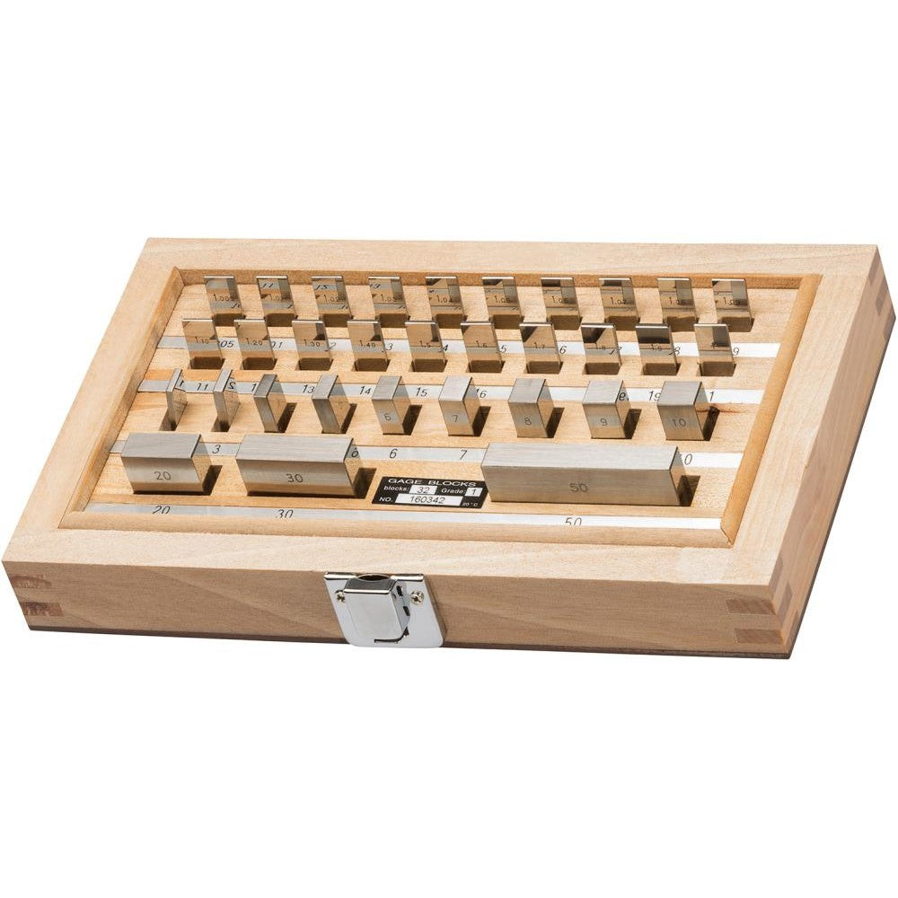 Set cale plan paralele, otel, clasa de toleranta 0, 32 buc., FORTIS - sefira.ro