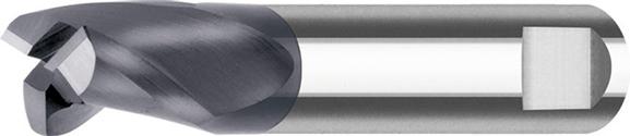 Mini freza din carbura monobloc, 1.0mm, coada HA, AlTiN+, DIN6563, FORTIS - sefira.ro