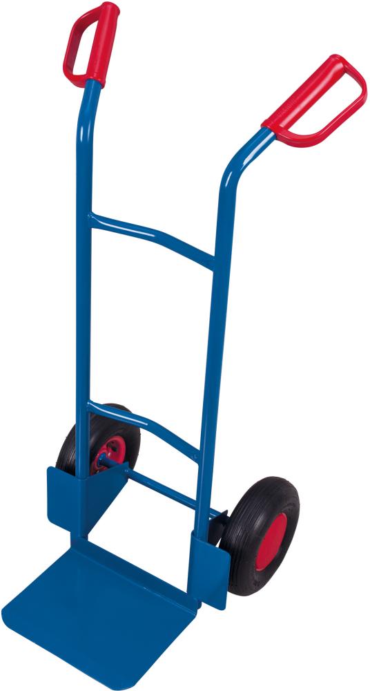 Carucior din otel tubular cu anvelope pneumatice, 250 kg, lopata 150 x 400 mm, VARIO - sefira.ro