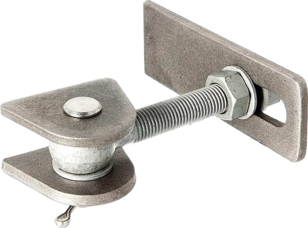 Balama pentru porti, reglabila, lunga, deschidere la 180°, M 12, 142 mm, sudabila, ALBERTS - sefira.ro