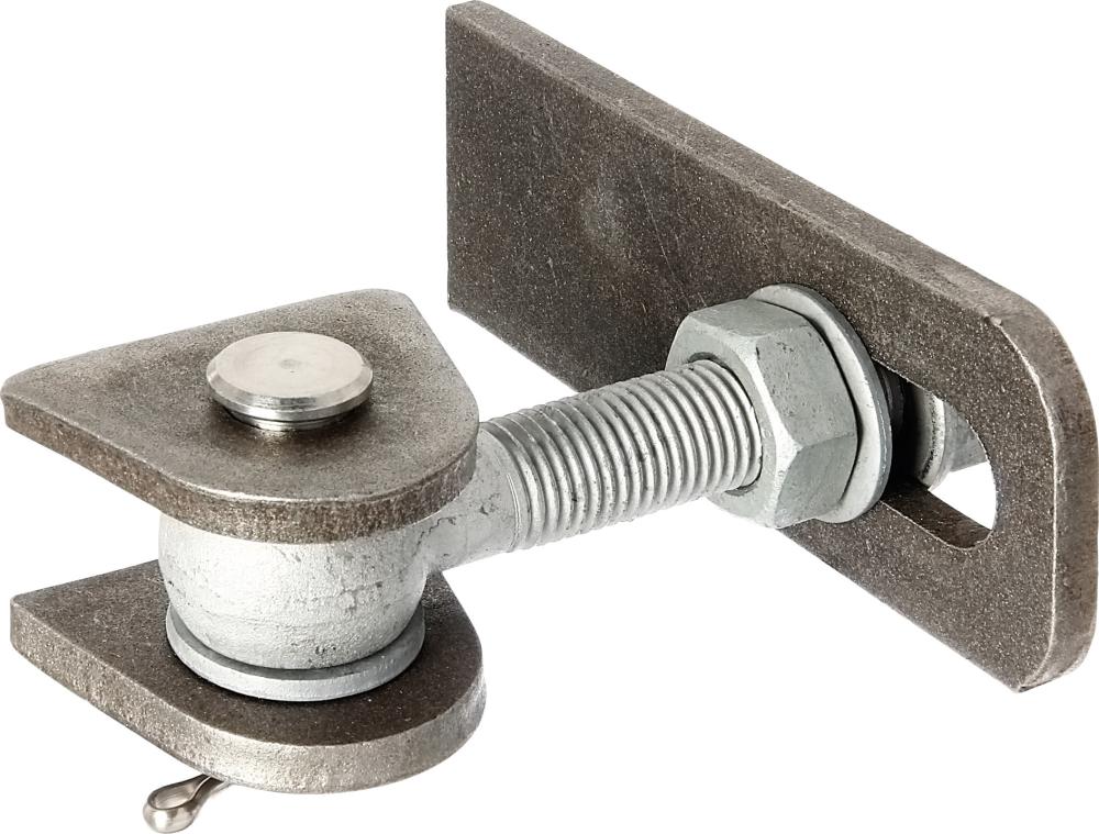 Balama pentru porti, reglabila, lunga, deschidere la 180°, M 12, 142 mm, sudabila, ALBERTS - sefira.ro