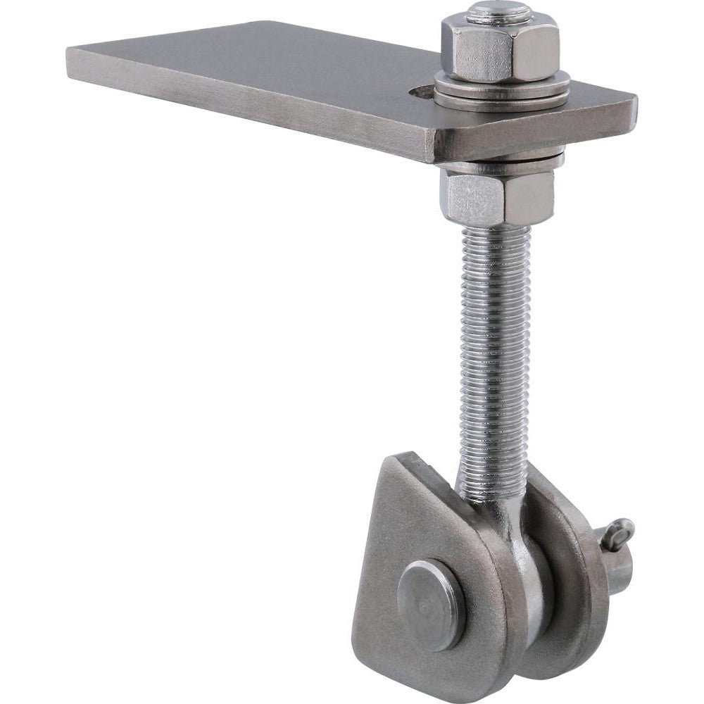 Balama pentru porti, reglabila, deschidere la 180°, inox, M 16, 146 x 50 mm, lunga, ALBERTS - sefira.ro