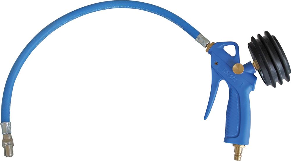 Pistol de aer cu manometru Pneulight, 0-10bari, racord cu parghie, EWO - sefira.ro