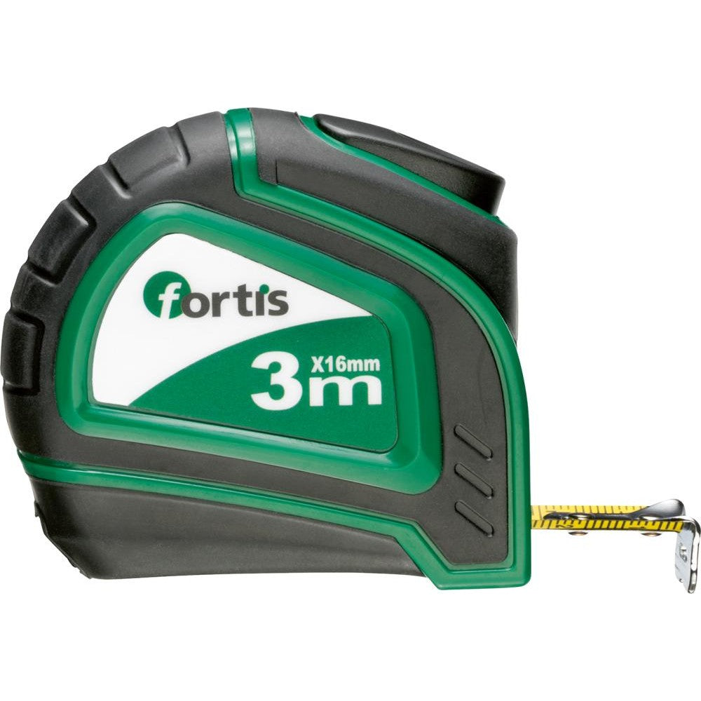 Ruleta cu opritor banda 3m x 16 mm, FORTIS - sefira.ro