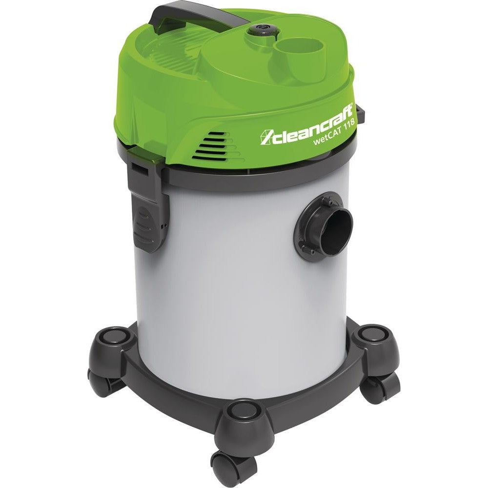 Aspirator umed uscat wetCAT 118, 220 - 240 V, 1750 l/min, rezervor 18 L, CLEANCRAFT - sefira.ro