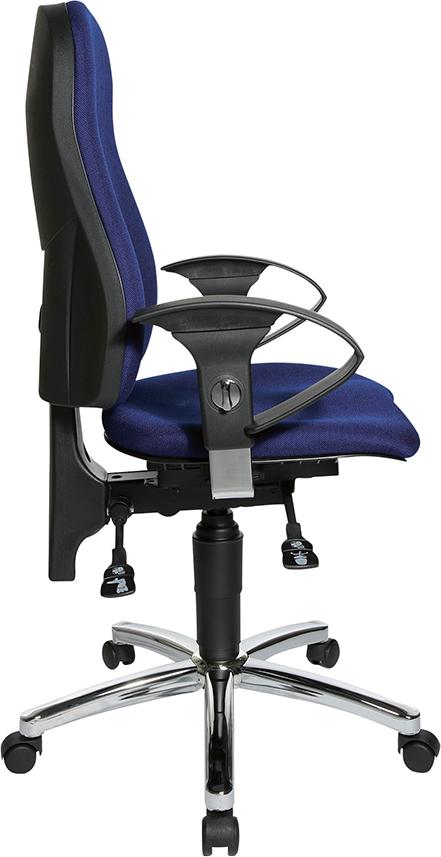 Scaun pivotant de birou model Sitness 10, negru, spatar 570 mm, TOPSTAR - sefira.ro