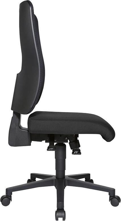 Scaun pivotant de birou model Open X (N), negru, spatar 580 mm, TOPSTAR - sefira.ro