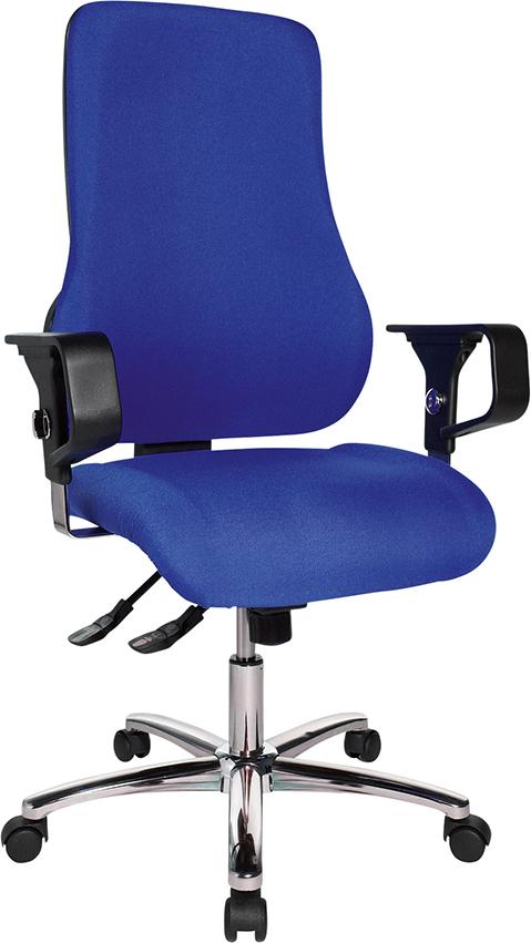 Scaun pivotant de birou model Sitness 55, negru, spatar 600 mm, TOPSTAR - sefira.ro