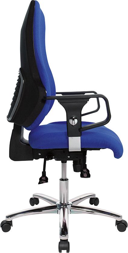 Scaun pivotant de birou model Sitness 55, negru, spatar 600 mm, TOPSTAR - sefira.ro
