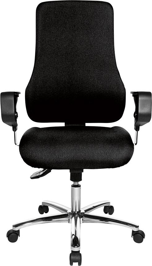 Scaun pivotant de birou model Sitness 55, negru, spatar 600 mm, TOPSTAR - sefira.ro