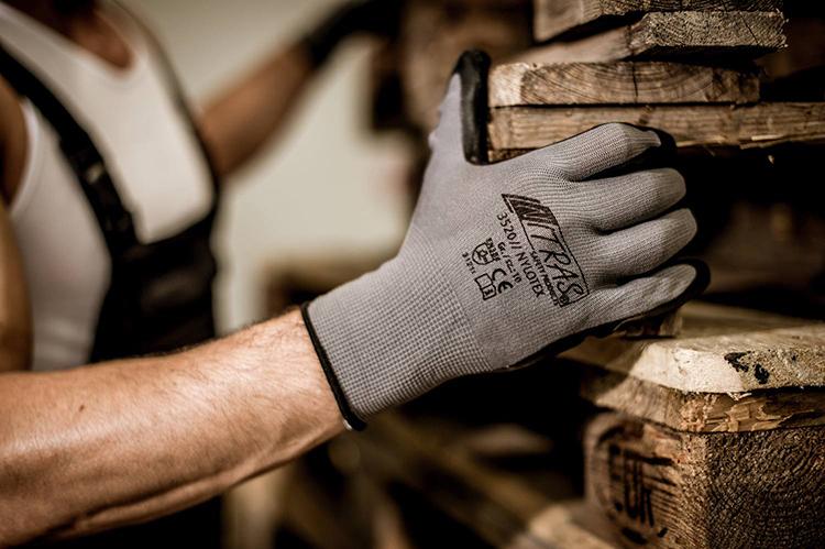 Manusi de protectie Nylotex 3520, marime 8, NITRAS SAFETY - sefira.ro