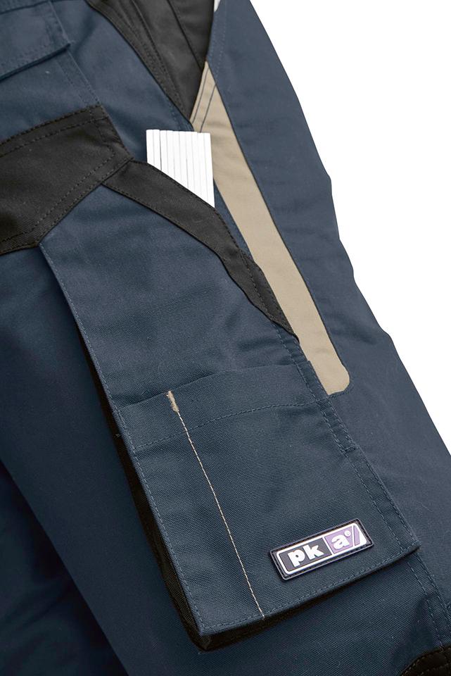 Pantaloni B Flexolution marimea 48, albastru/gri/antracit - sefira.ro