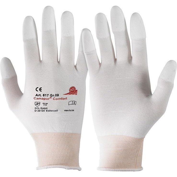 Manusi textile de montaj Camapur® Comfort 617, marimea 6, albe, HONEYWELL - sefira.ro