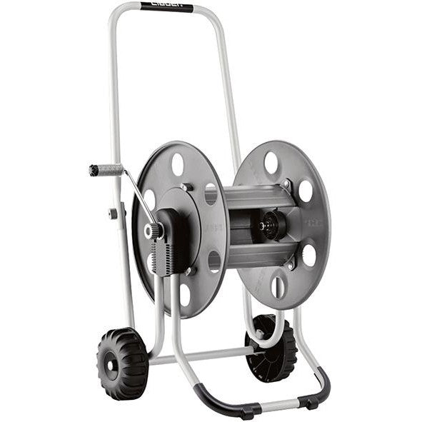 Carucior pentru furtun, cu tambur, Metal 60, 85m 1/2" sau 40m 3/4", CLABER - sefira.ro